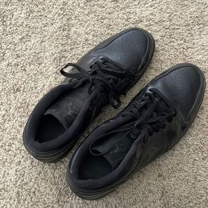 Size 16 All-Black Jordan 1 Low